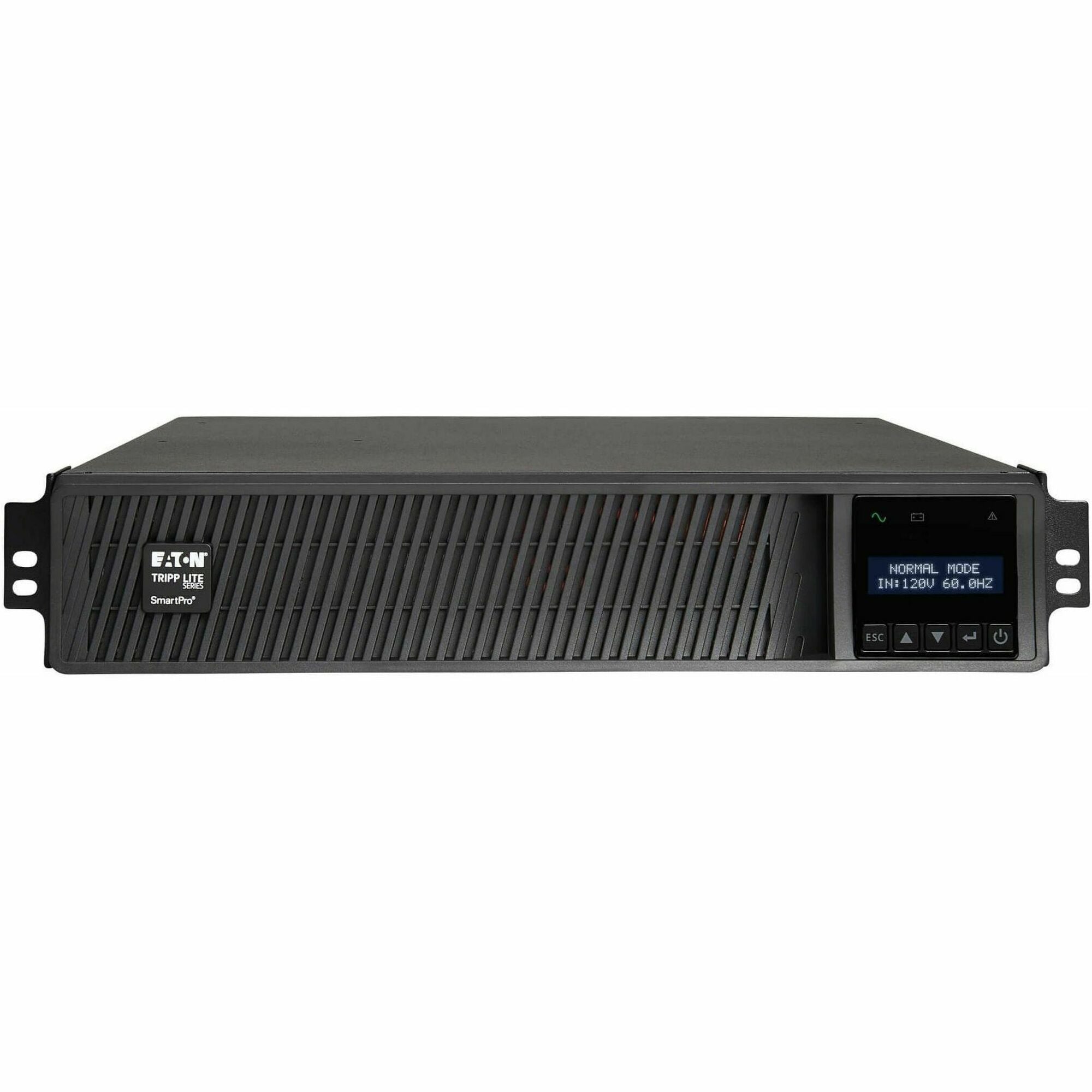 Eaton Tripp Lite Series SmartPro 3000VA 3000W 120V Line-Interactive Sine Wave UPS - 7 Outlets, Extended Run, Network Card Included, LCD, USB, DB9, 2U Rack/Tower - SMART3000RMXLN