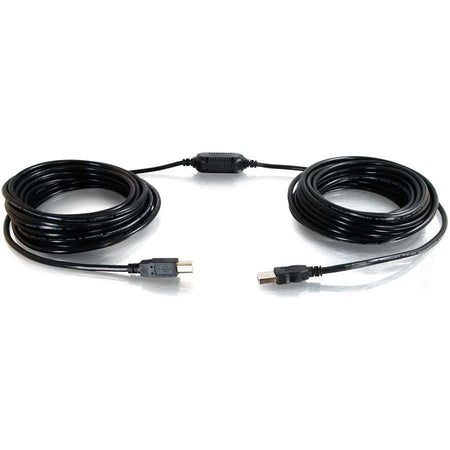 C2G 25ft USB Cable - USB A to USB B Cable - Active - Center Boost - M/M - 38989