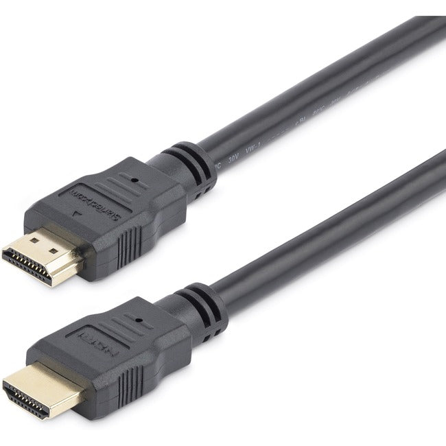 StarTech.com 15ft/4.6m HDMI Cable, 4K High Speed HDMI Cable with Ethernet, Ultra HD 4K 30Hz Video, HDMI 1.4 Cable/HDMI Monitor Cord, Black - HDMM15