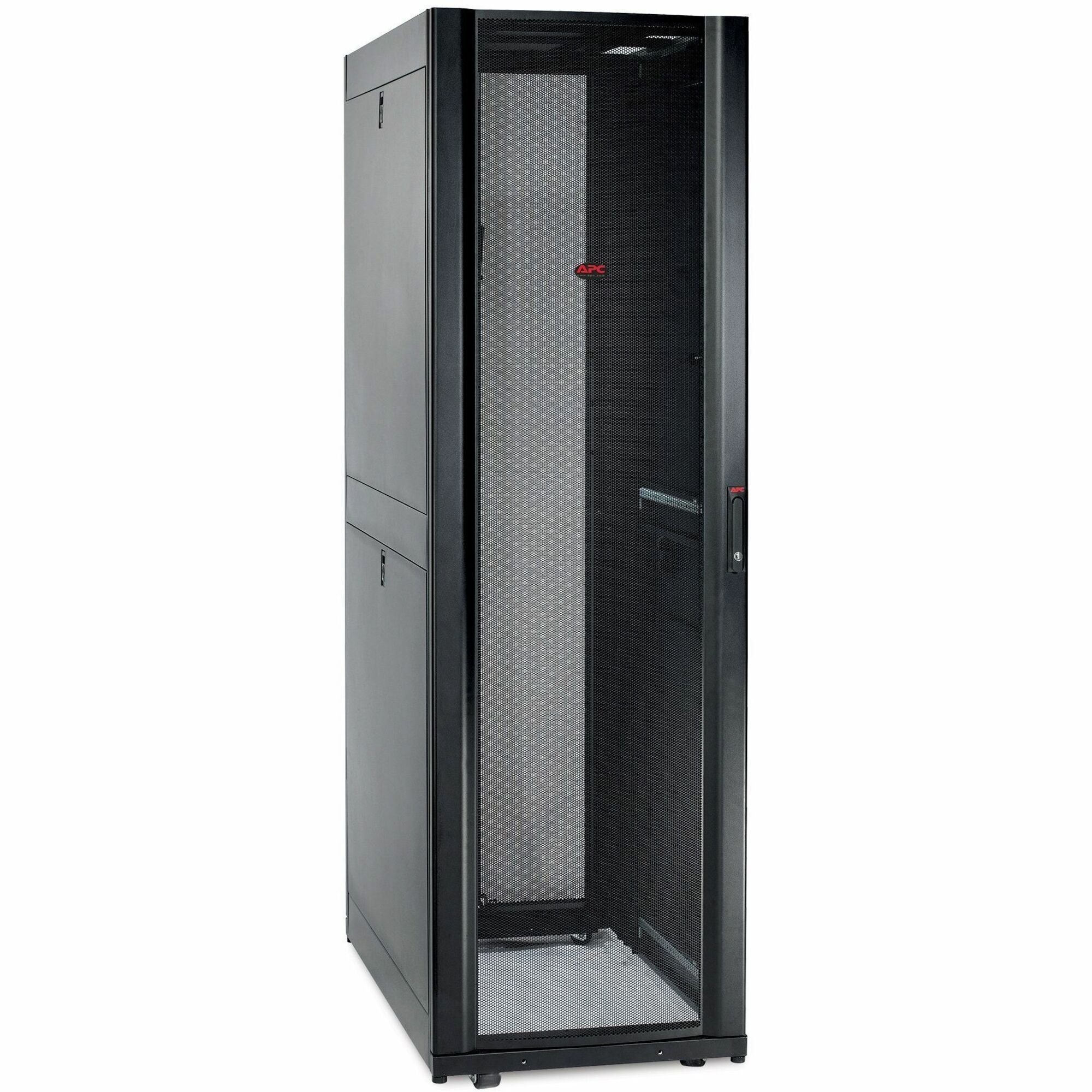 [TAA, BAA_COTS] APC NetShelter SX, Server Rack Enclosure, 48U, Black, 2258H x 600W x 1070D mm - AR3107