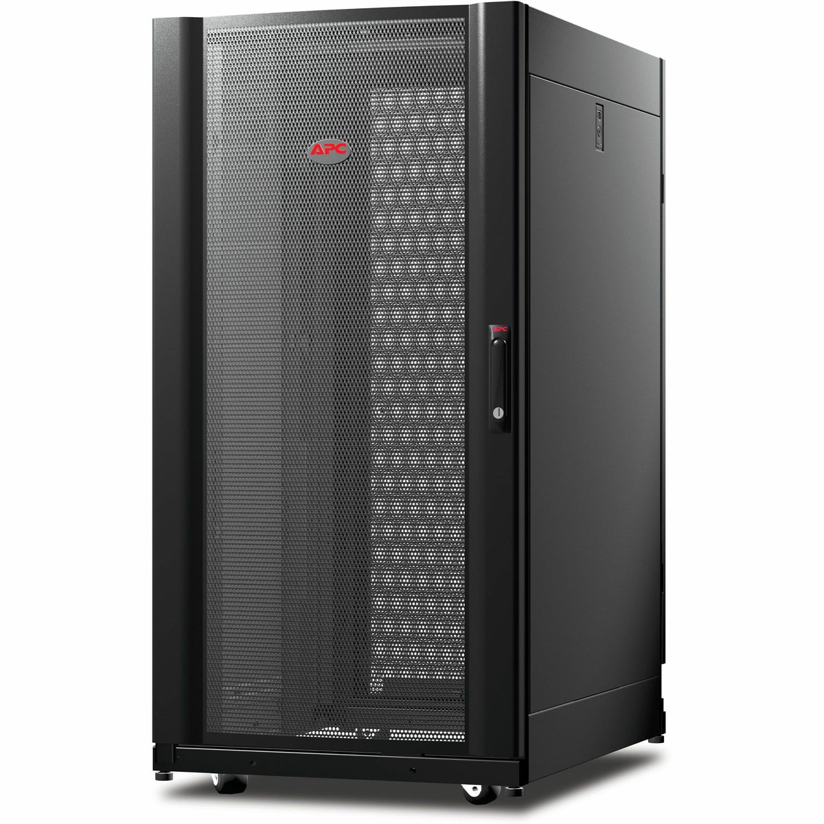 APC NetShelter AV, Server Rack Enclosure, 24U, 10-32 Threaded Rails, Black, 1199H x 600W x 806D mm - AR3814