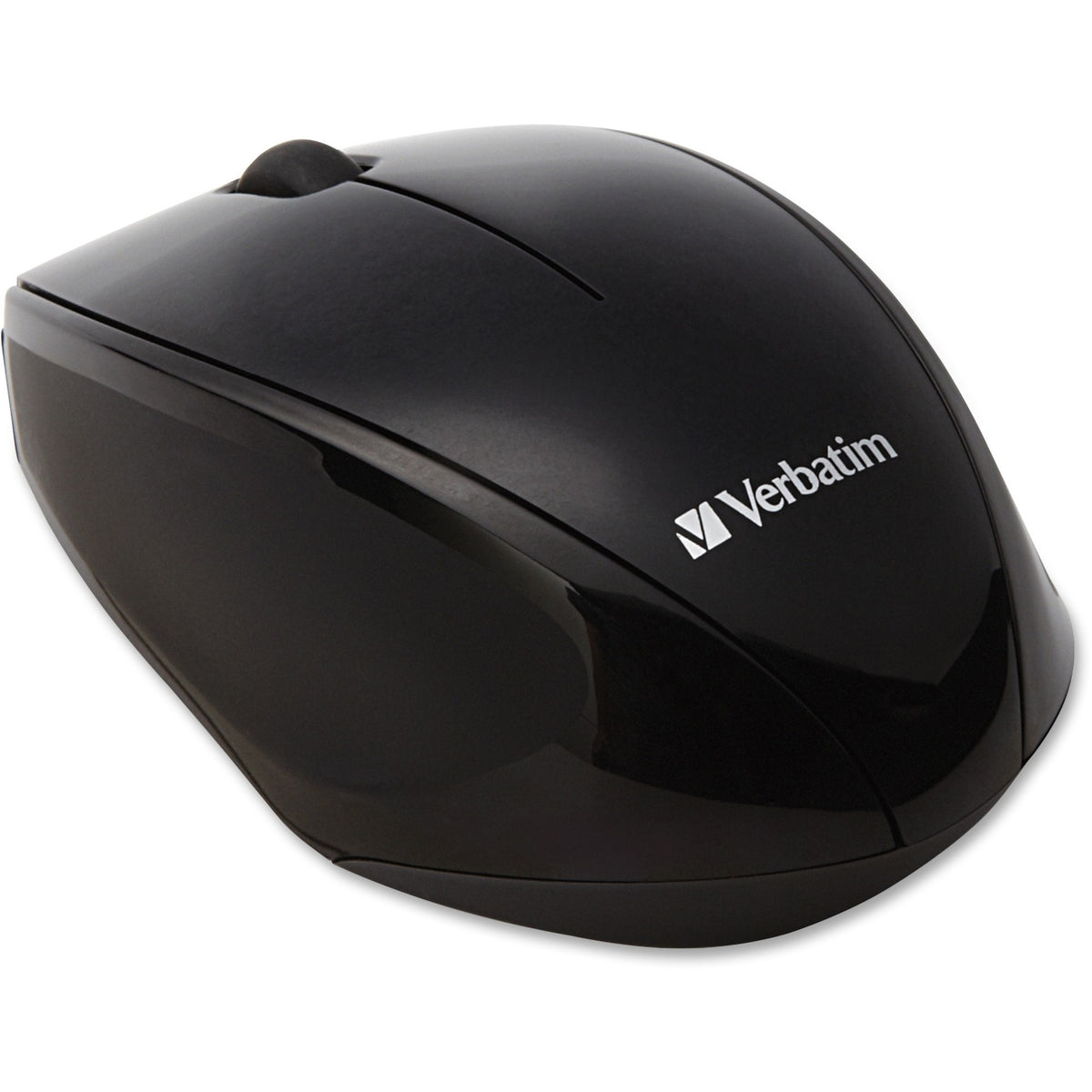 Verbatim Wireless Notebook Multi-Trac Blue LED Mouse - Black - 97992