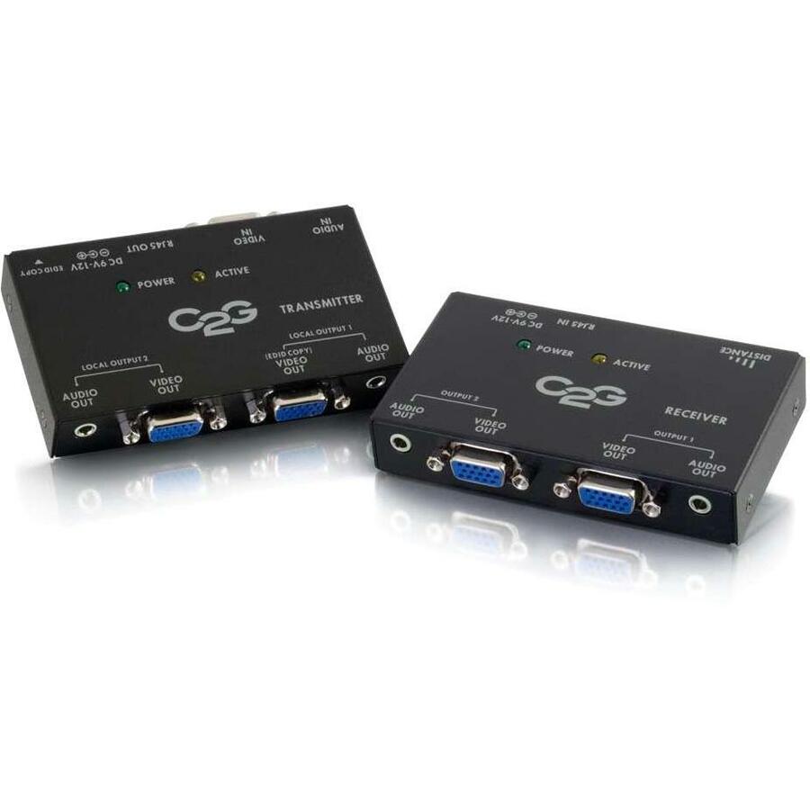 C2G Short Range VGA+3.5mm Audio over Cat5 Extender Kit - 29221