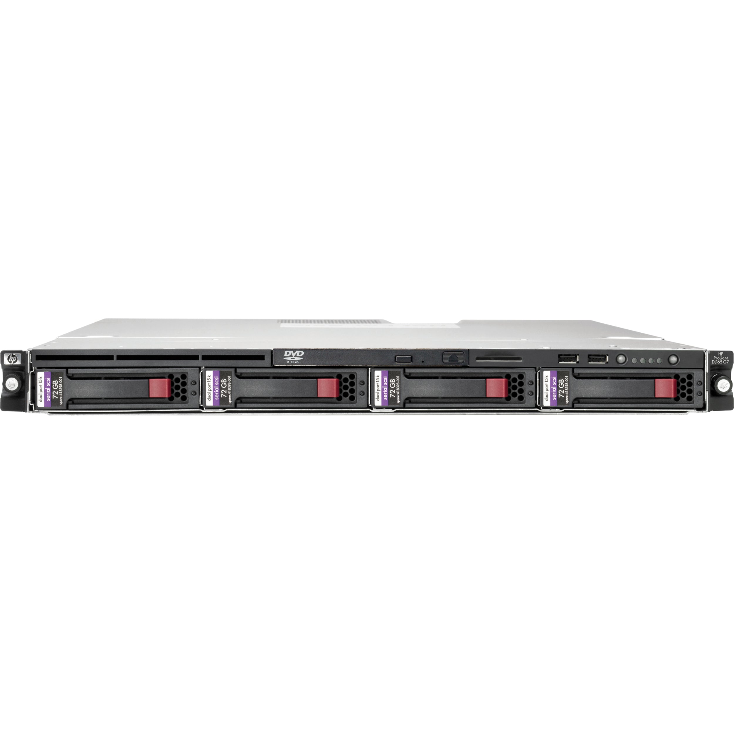 HPE ProLiant DL165 G7 1U Rack Server - 2 x AMD Opteron 6274 2.20 GHz - 16 GB RAM - Ultra ATA, Serial Attached SCSI (SAS) Controller - Refurbished - 663809R-001