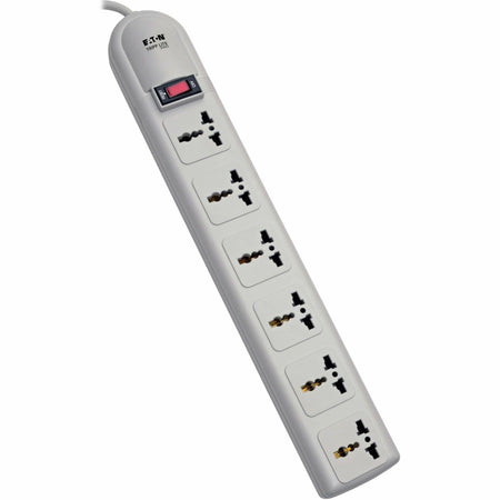Tripp Lite by Eaton Protect It! 230V 6-Universal Outlet Surge Protector 1.8M Cord German/French Plug 750 Joules - SUPER6OMNI D