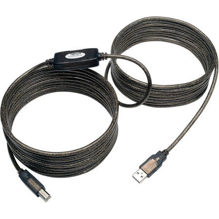 Eaton Tripp Lite Series USB 2.0 A to B Active Repeater Cable (M/M), 25 ft. (7.62 m) - U042-025