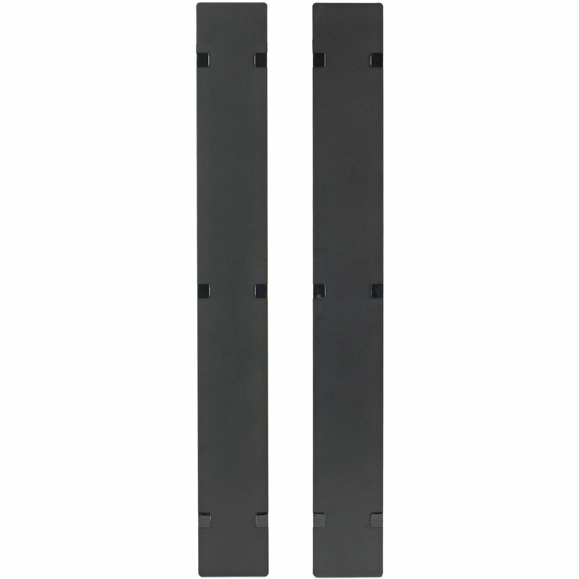 APC NetShelter Cable Management, Vertical Cable Manager, Hinged Covers, for NetShelter SX 750mm W 42U, Set of 2, 109 x 1778 x 13 mm - AR7581A