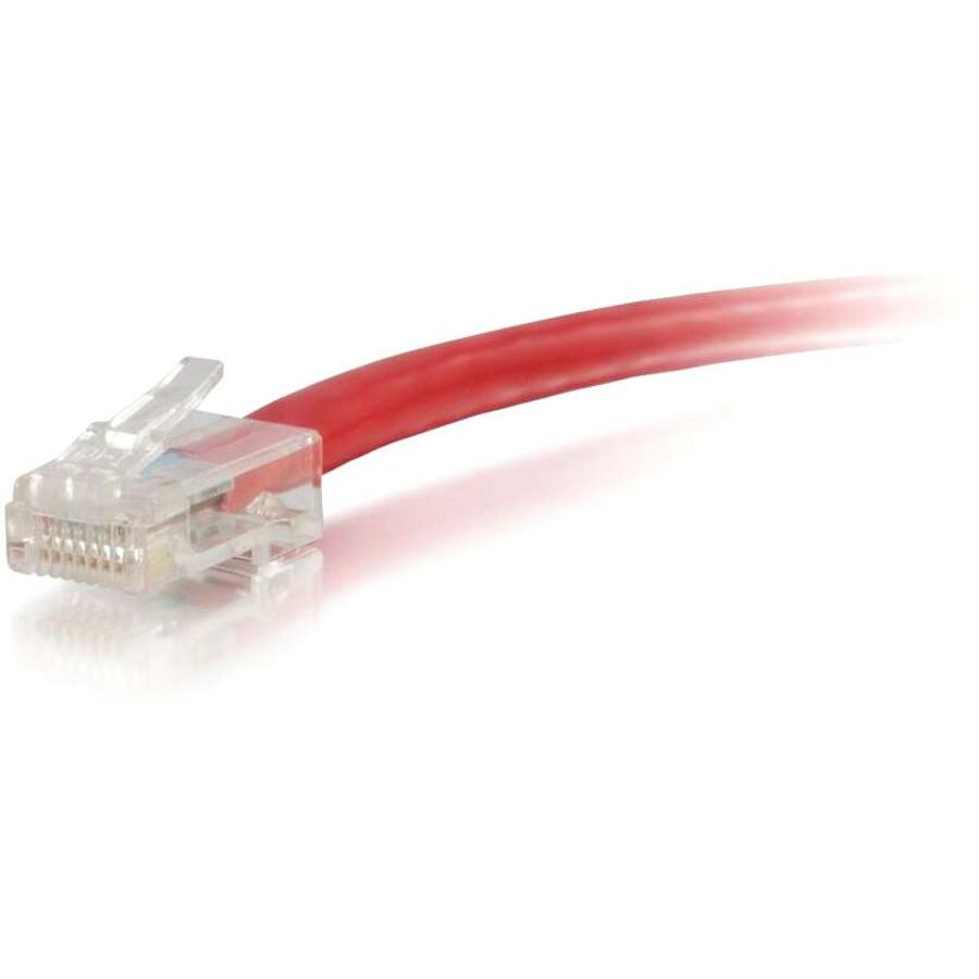 C2G 25 ft Cat6 Non Booted UTP Unshielded Network Patch Cable - Red - 04162