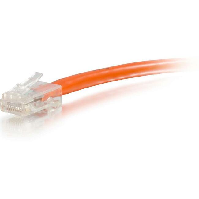 C2G-1ft Cat6 Non-Booted Unshielded (UTP) Network Patch Cable - Orange - 04190