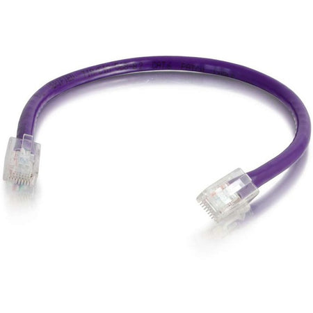 C2G 15ft Cat6 Non-Booted Unshielded (UTP) Ethernet Cable - Cat6 Network Patch Cable - PoE - Purple - 04223