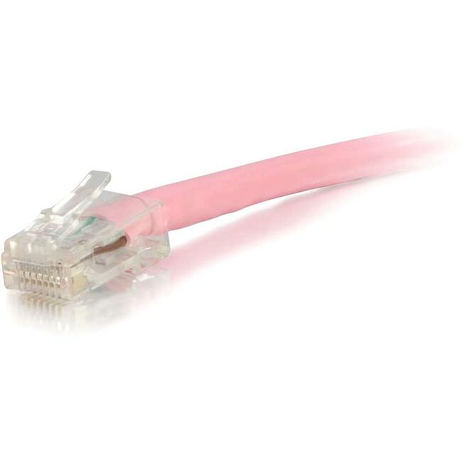 C2G-1ft Cat6 Non-Booted Unshielded (UTP) Network Patch Cable - Pink - 04253