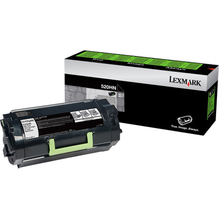 Lexmark 520HN High Yield Laser Toner Cartridge - Black - 1 Pack - 52D0H0N