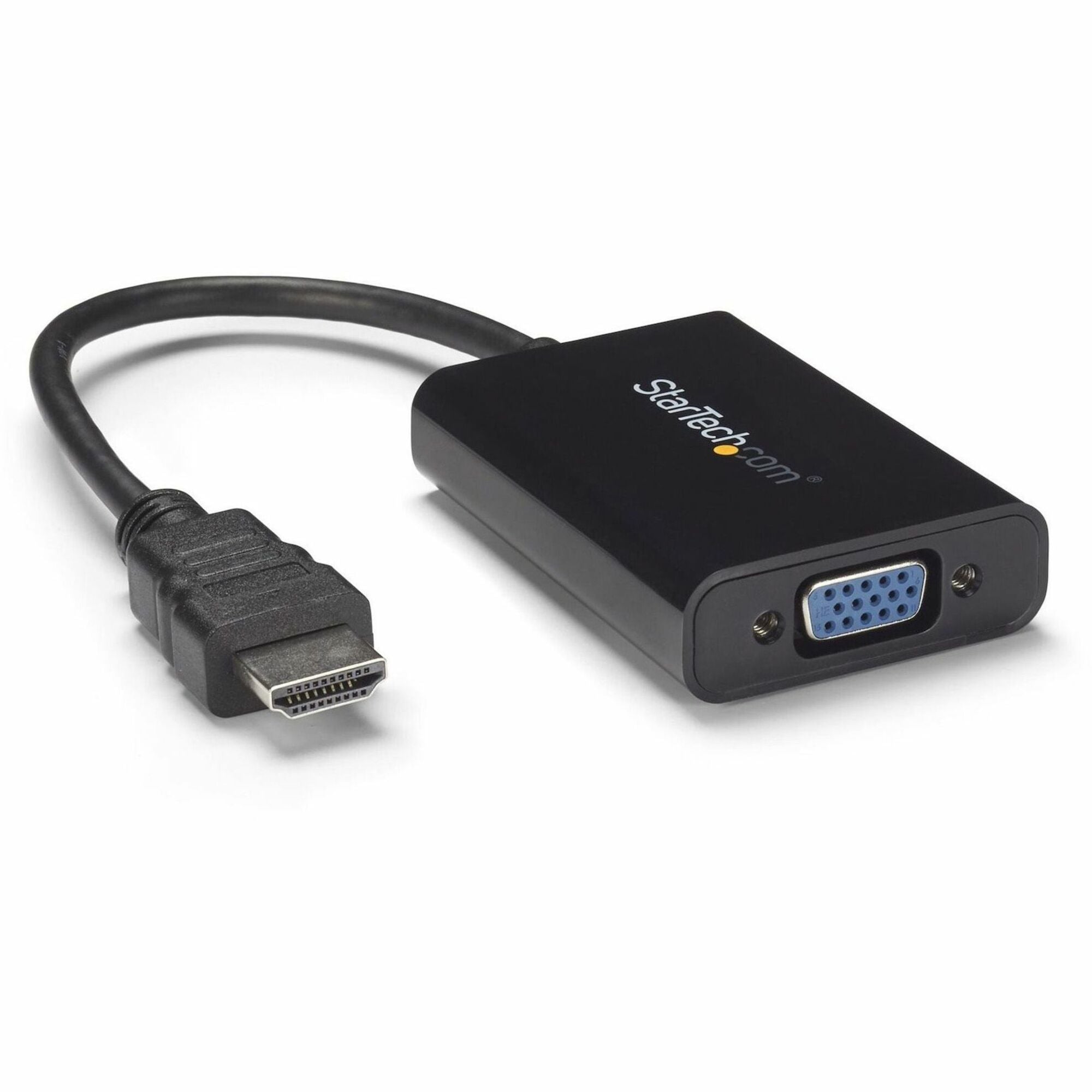 StarTech.com HDMI to VGA Video Adapter Converter with Audio for Desktop PC / Laptop / Ultrabook - 1920x1200 - HD2VGAA2