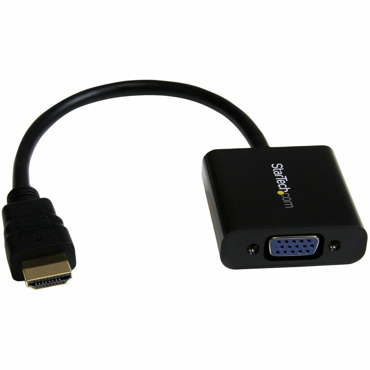 StarTech.com HDMI to VGA Adapter - 1080p - 1920 x 1080 - Black - HDMI Converter - VGA to HDMI Monitor Adapter - HD2VGAE2