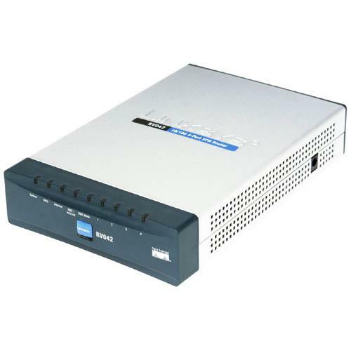 Cisco RV042 4-port Fast Ethernet VPN Router-Dual WAN - RV042