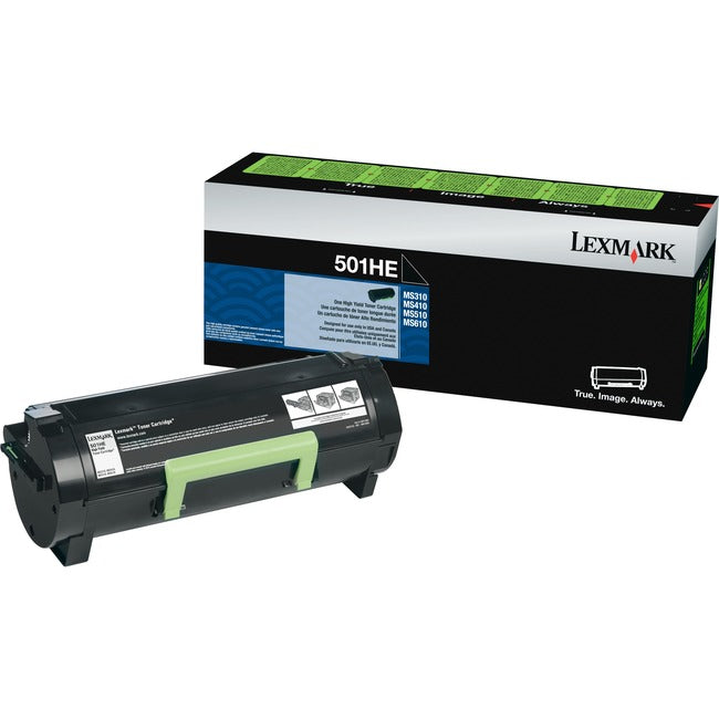 Lexmark Unison Original High Yield Laser Toner Cartridge - Return Program - Black Pack - 50F1H0E