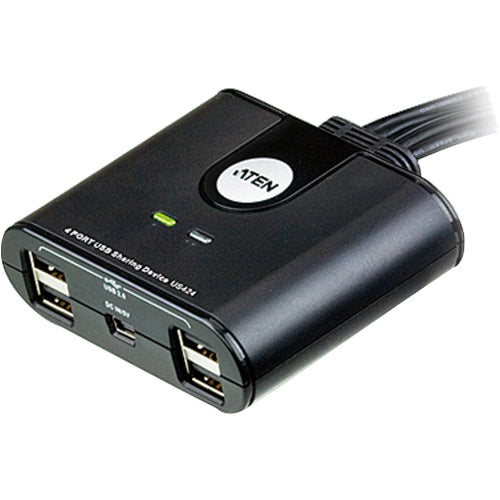 ATEN 4-Port USB Peripheral Sharing Device - US424