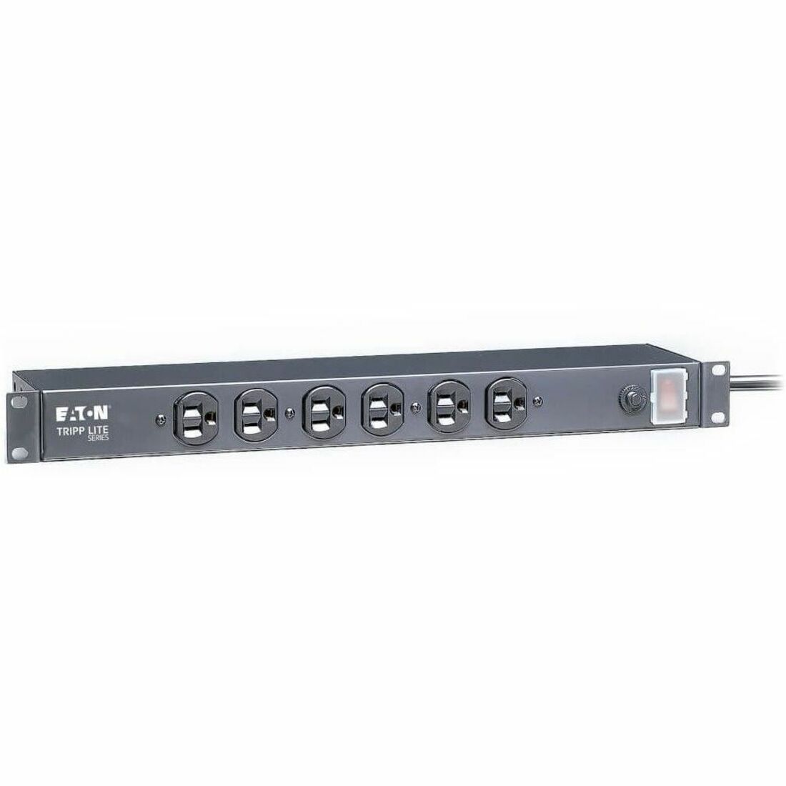 Tripp Lite by Eaton 1U Rack-Mount Network Server Power Strip 120V 15A 6-Outlet (Front-Facing) 15 ft. (4.57 m) Cord - RS-0615-F