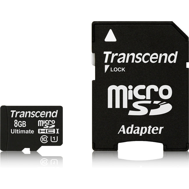 Transcend Ultimate 8 GB Class 10/UHS-I microSDHC - TS8GUSDHC10U1