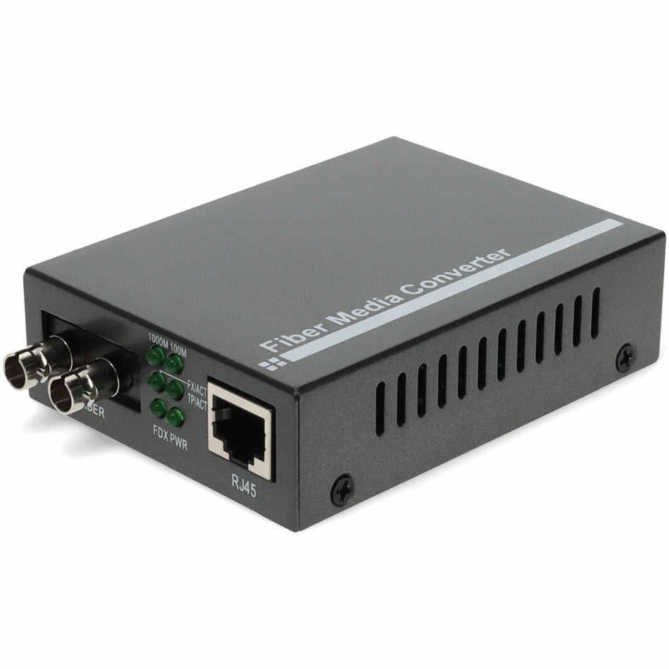 AddOn 10/100Base-TX(RJ-45) to 100Base-FX(ST) MMF 1310nm 2km Media Converter - ADD-FMC-FX-ST