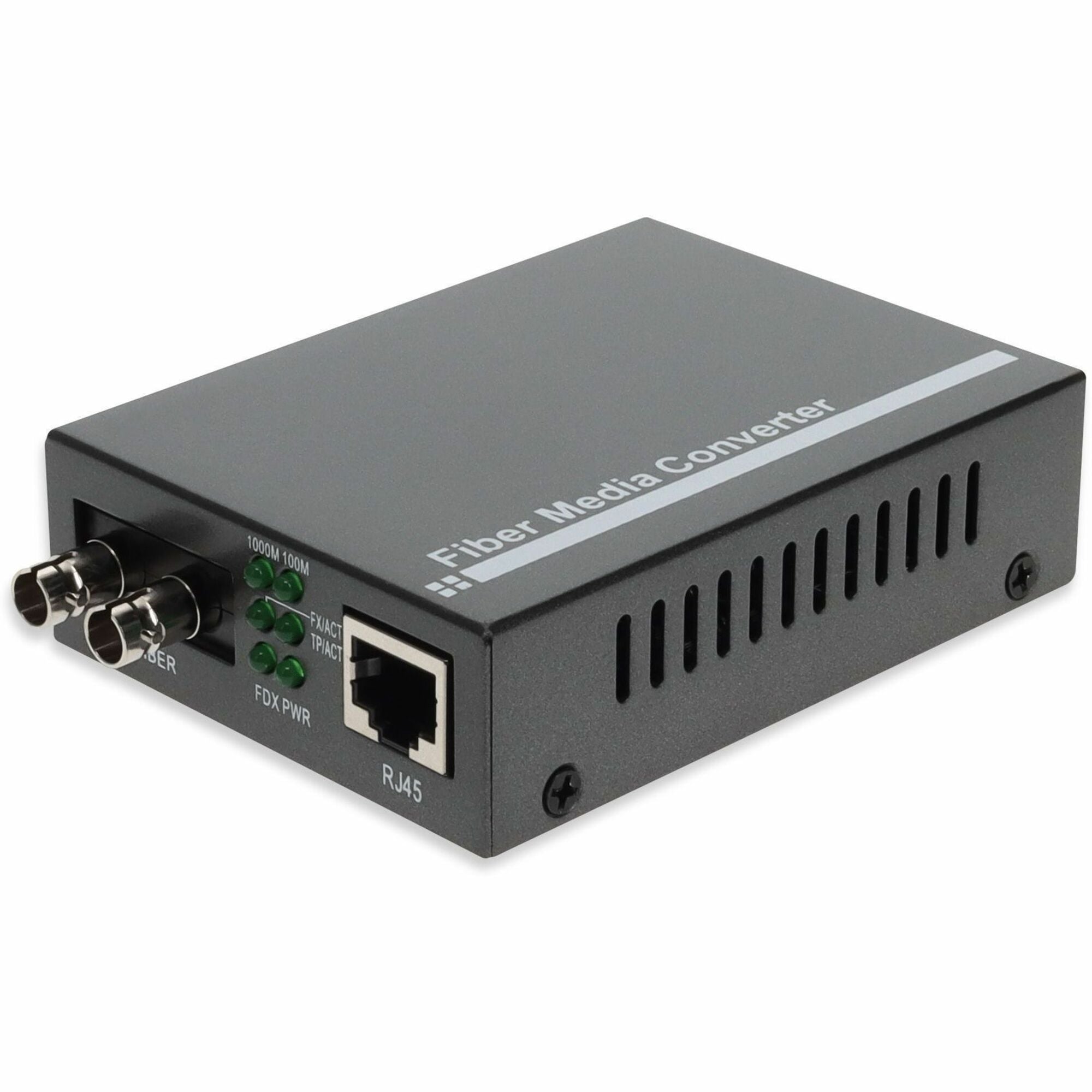 AddOn 10/100Base-TX(RJ-45) to 100Base-FX(ST) MMF 1310nm 2km Media Converter - ADD-FMC-FX-ST
