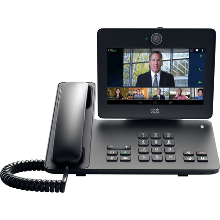 Cisco DX650 IP Phone - Corded/Cordless - Corded/Cordless - Wi-Fi, Bluetooth - Desktop - Smoke - CP-DX650-K9=