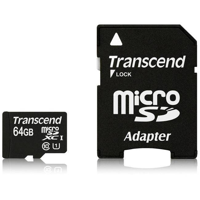 Transcend 64 GB Class 10/UHS-I microSDXC - TS64GUSDU1