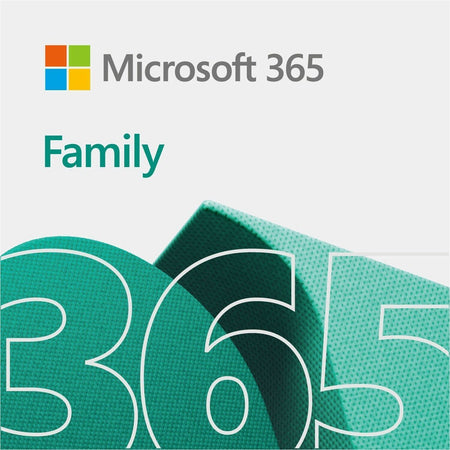 Microsoft 365 Family - Subscription License - Up to 6 People - 12 Month - 6GQ-00091