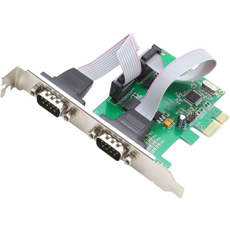 SYBA Multimedia 2-port Serial PCIe, x1, Revision 1.0a, (Full & Low Profile) - SI-PEX15037