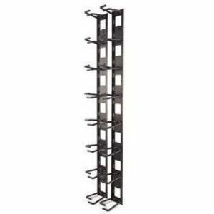 APC NetShelter Cable Management, Vertical Cable Manager, Cable Rings, Set of 8, Black, 55 mm x 766 mm x 85 mm - AR8442