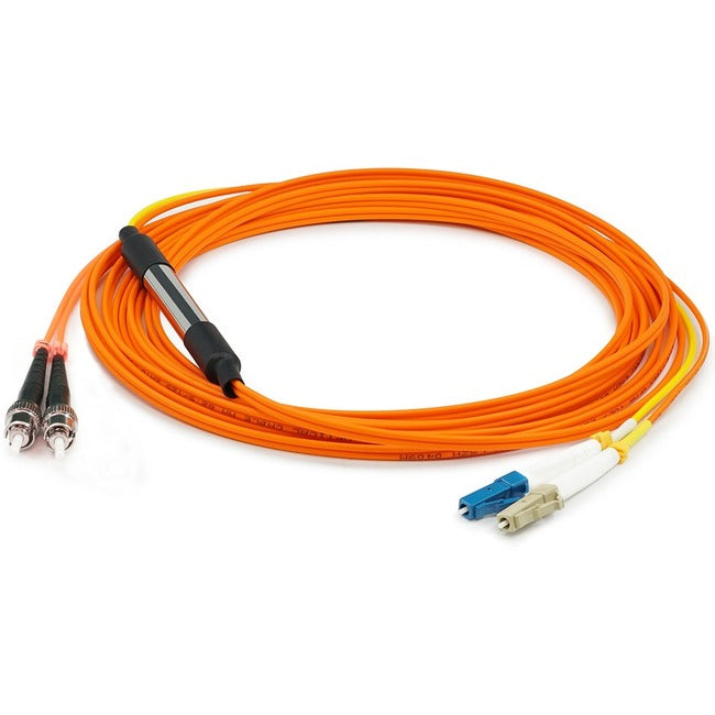 AddOn 1m LC (Male) to ST (Male) Orange OM1 & OS1 Duplex Fiber Mode Conditioning Cable - ADD-MODE-STLC6-1