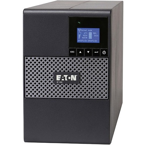 Eaton 5P 850VA 600W 230V Line-Interactive UPS, C14 Input, 6 C13 Outlets, True Sine Wave, Cybersecure Network Card Option, Tower - Battery Backup - 5P850G