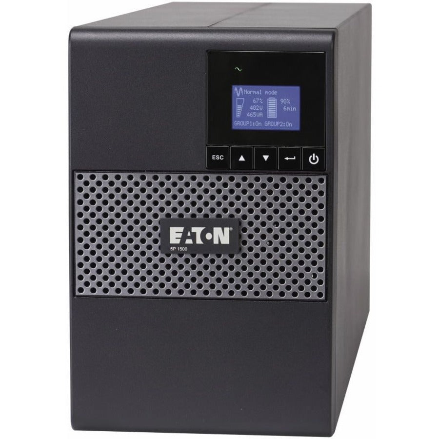 Eaton 5P 1550VA 1100W 230V Line-Interactive UPS, C14 Input, 8 C13 Outlets, True Sine Wave, Cybersecure Network Card Option, Tower - 5P1550G
