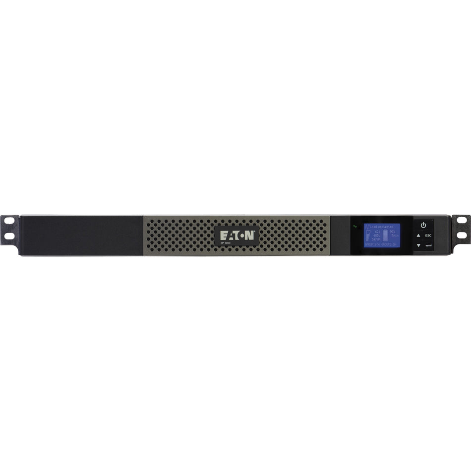 Eaton 5P 1000VA 770W 120V Line-Interactive UPS, 5-15P, 5x 5-15R Outlets, True Sine Wave, Cybersecure Network Card Option, 1U - Battery Backup - 5P1000R