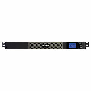 Eaton 5P 850VA 600W 230V Line-Interactive UPS, C14 Input, 4 C13 Outlets, True Sine Wave, Cybersecure Network Card Option, 1U - Battery Backup - 5P850GR