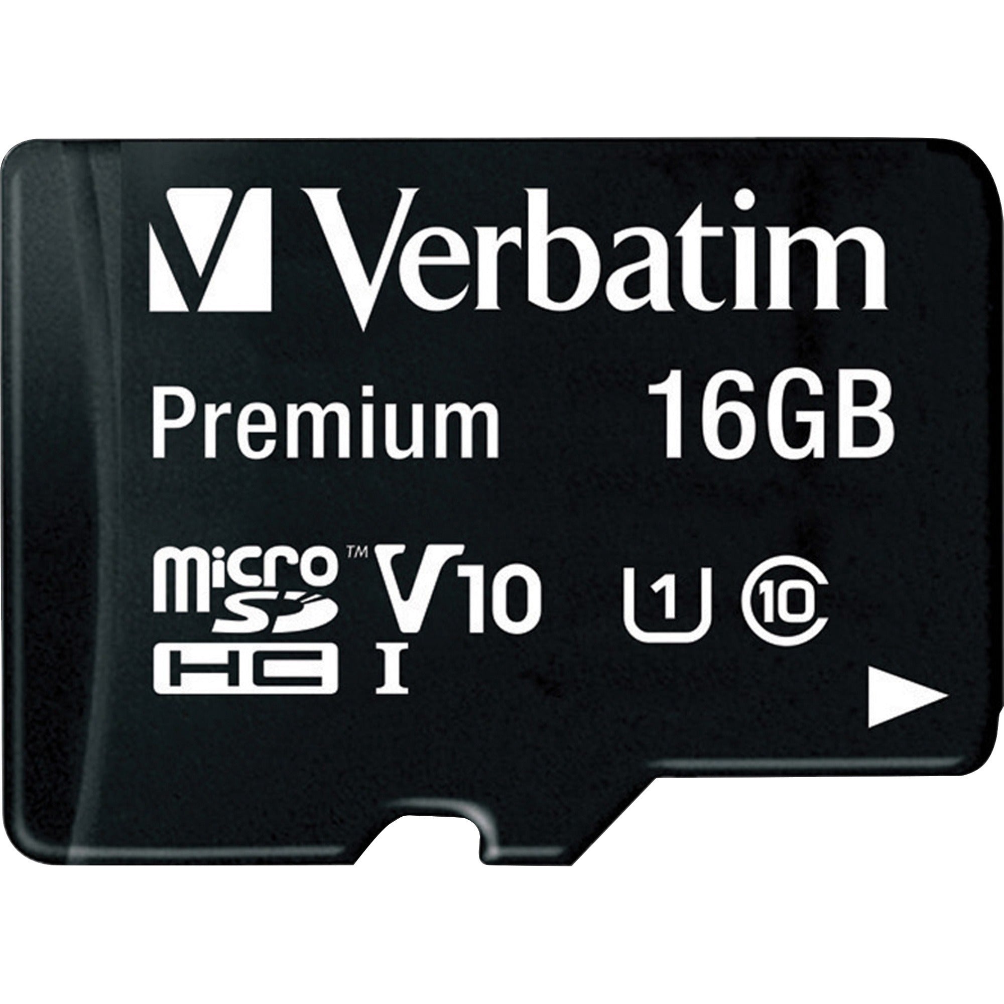 16GB Premium microSDHC Memory Card with Adapter, UHS-I V10 U1 Class 10 - 44082