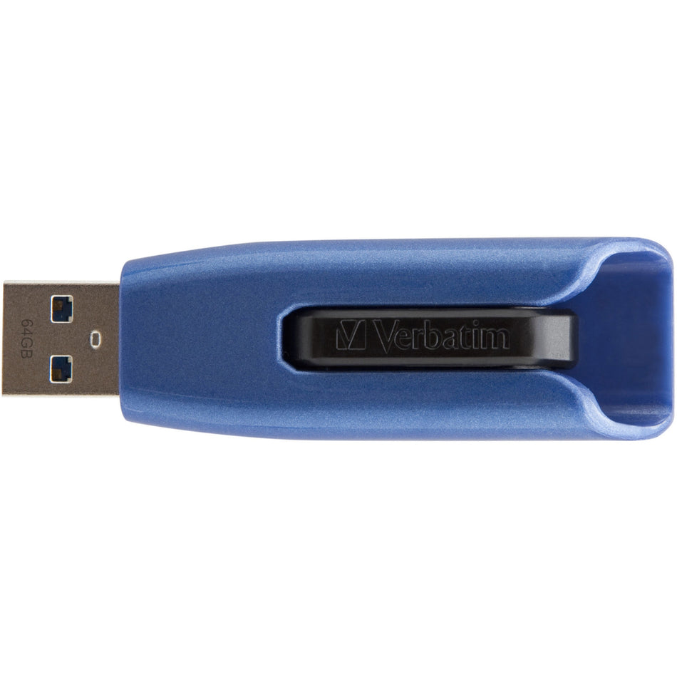 Verbatim 64GB Store 'n' Go V3 Max USB 3.0 Flash Drive - Blue - 49807