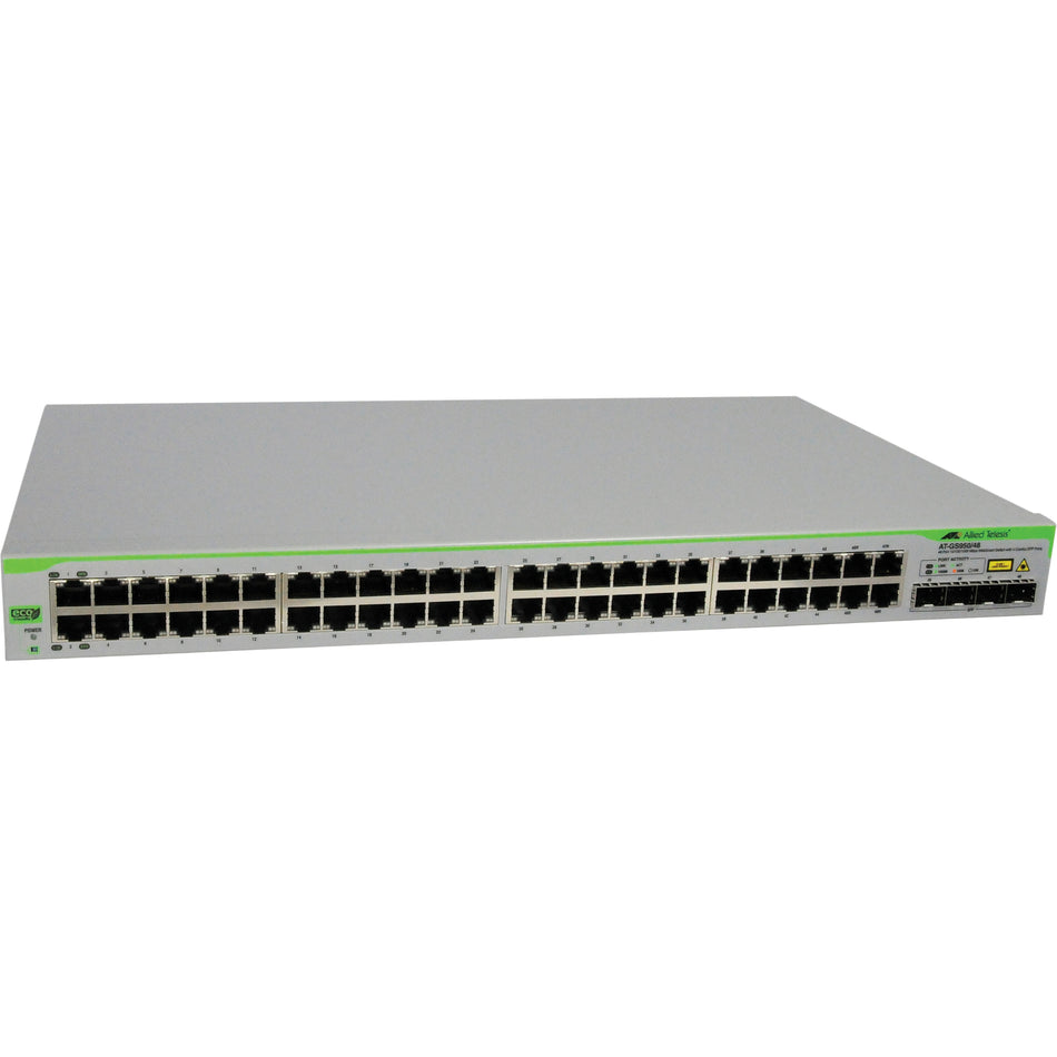 Allied Telesis 48 Port Gigabit WebSmart Switch - AT-GS950/48PS-10