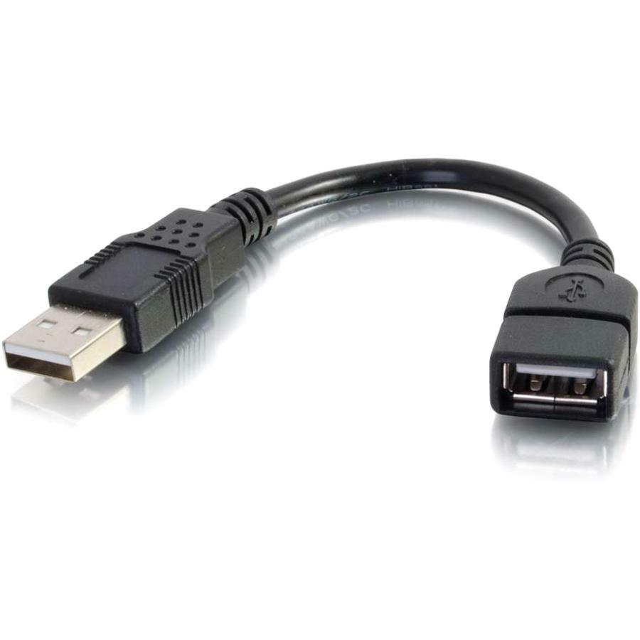 C2G 6in USB Extension Cable - USB 2.0 to USB - M/F - 52119