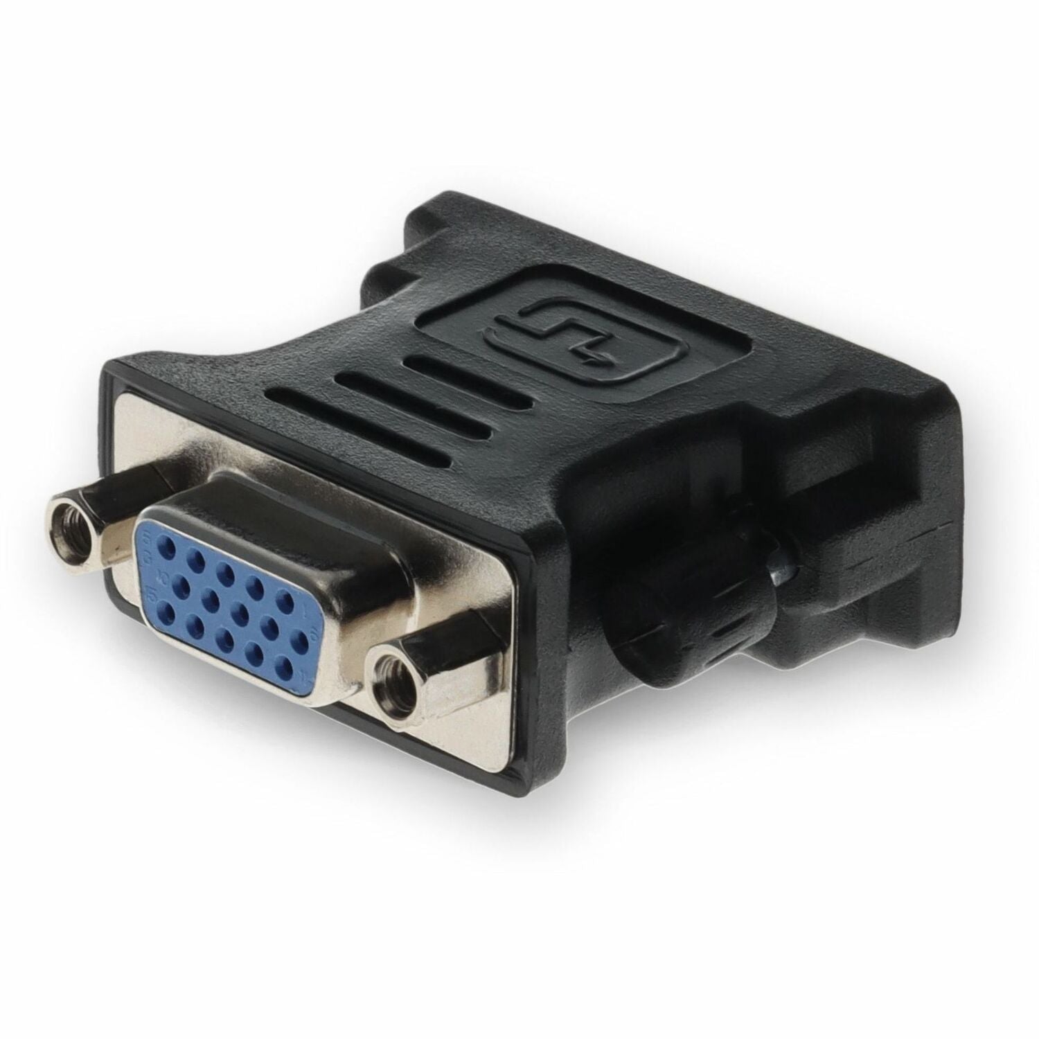 DVI-I (29 pin) Male to VGA Female Black Adapter For Resolution Up to 1920x1200 (WUXGA) - DVII2VGAB