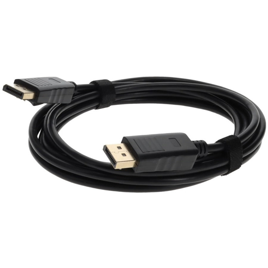 10ft DisplayPort 1.2 Male to DisplayPort 1.2 Male Black Cable For Resolution Up to 3840x2160 (4K UHD) - DISPLAYPORT10F