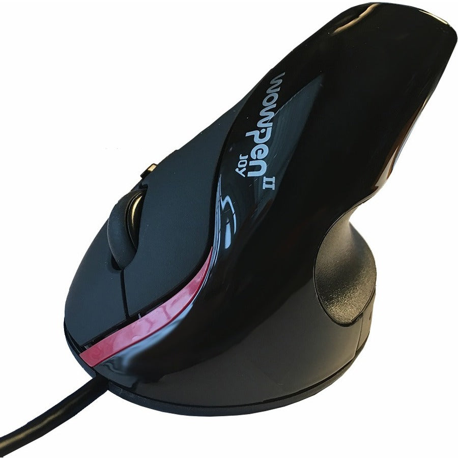 WOW PEN JOY II WIRED VERTICAL ERGONOMIC OPTICAL MOUSE BLACK - WP-012-BK-E