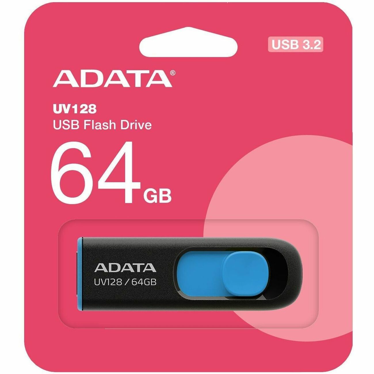 Adata DashDrive UV128 - AUV128-64G-RBE