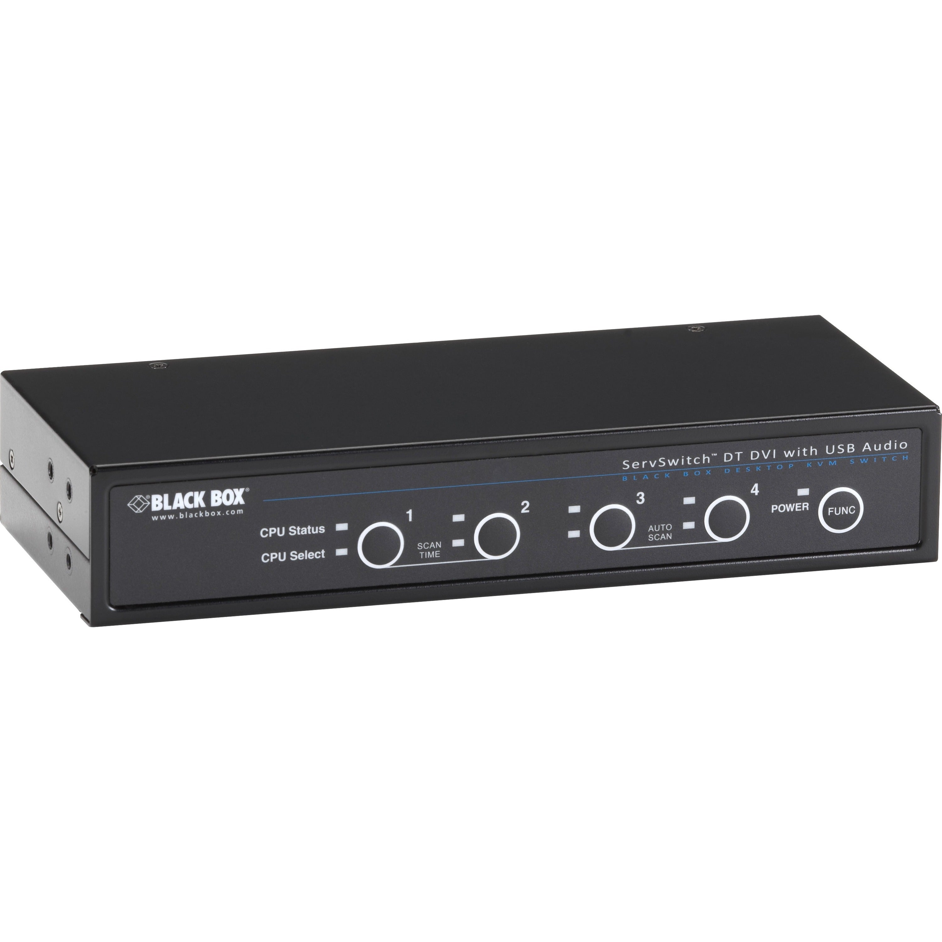 Black Box ServSwitch DT DVI with Bidirectional Audio, 4-Port - KV9634A