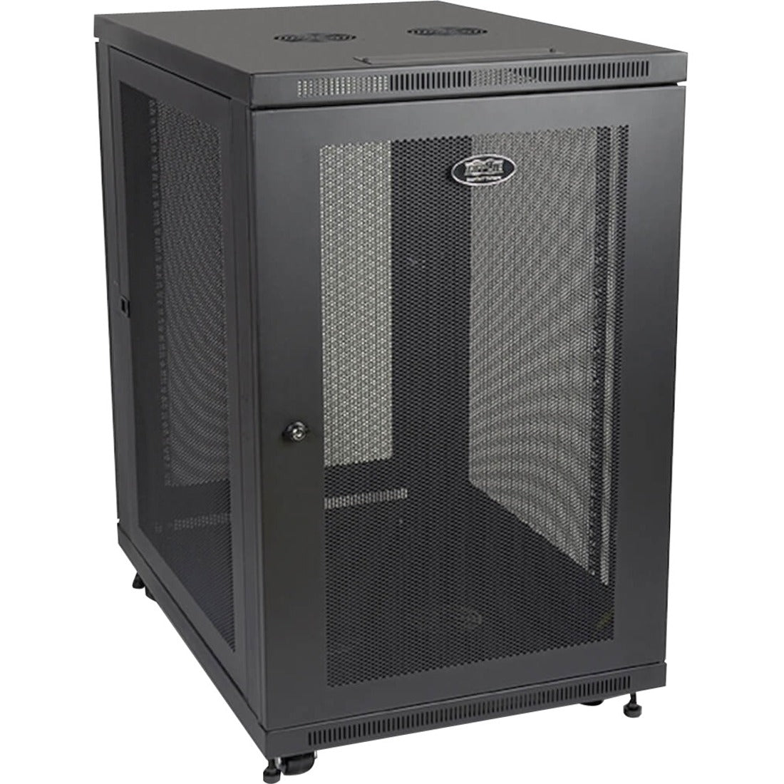 Tripp Lite by Eaton SmartRack 18U Mid-Depth Half-Height Rack Enclosure Cabinet - SR18UB