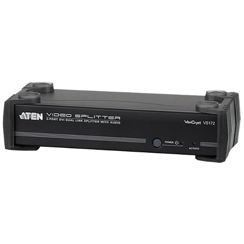 VanCryst 2-Port DVI Dual Link Splitter with Audio-TAA Compliant - VS172