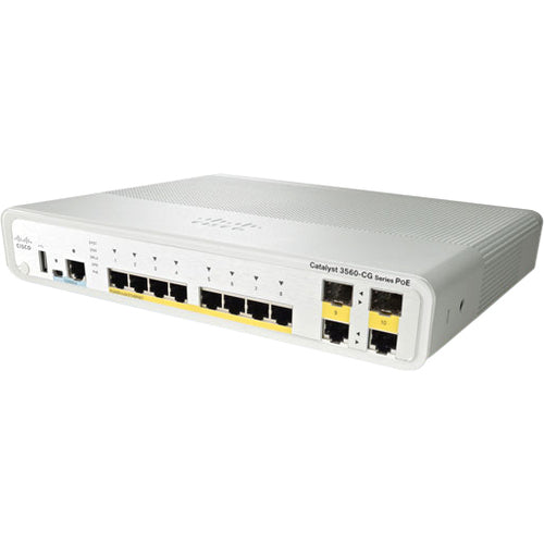 Cisco Catalyst WS-C3560C-8PC-S Layer 3 Switch - WS-C3560C-8PC-S-RF