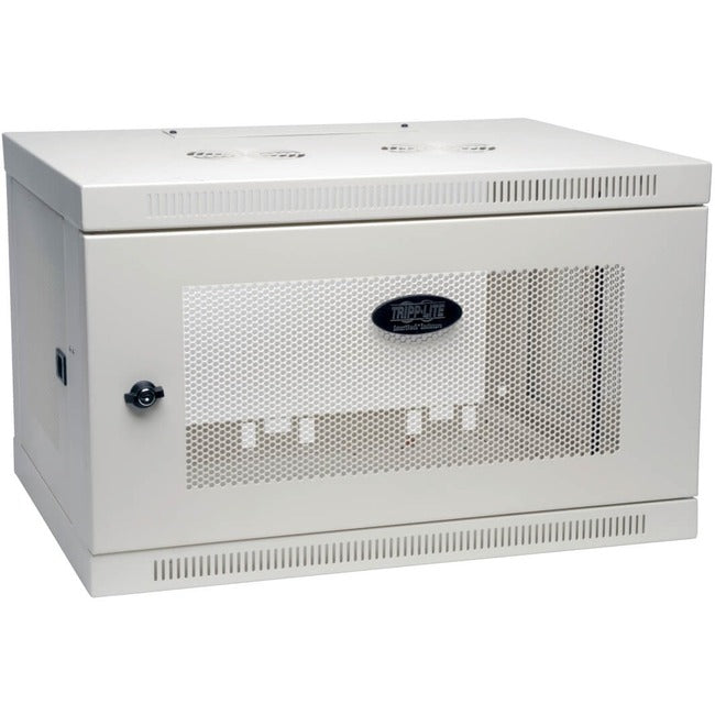 Tripp Lite by Eaton SmartRack 6U Low-Profile Switch-Depth Wall-Mount Mini Rack Enclosure, White - SRW6UW