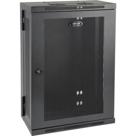 Tripp Lite by Eaton SmartRack 18U Low-Profile Patch-Depth Wall-Mount Half-Height Rack Enclosure, Hinged Back - SRW18US13