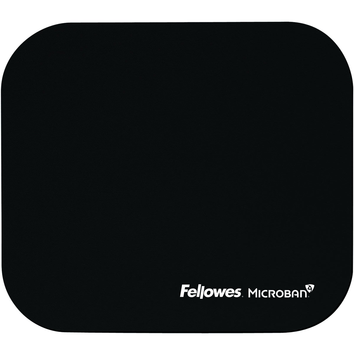 Fellowes Microban&reg; Mouse Pad - Black - 5933901